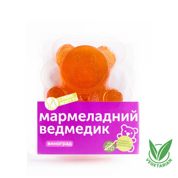 Мармеладний ведмедик виноград | Смак Життя, 100г 114C29 фото