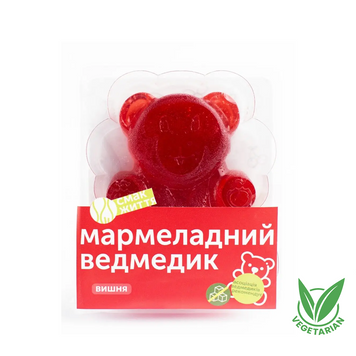 Мармеладний ведмедик вишня | Смак Життя, 100г 115S29 фото