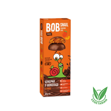 Цукерки з Хурми в мол. шокол. | Bob Snail, 60г 93W5010 фото