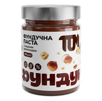 Фундучна паста з чорним шоколадом | TOM, 300г 681T6115 фото