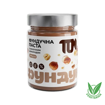Фундучна паста з молочним шоколадом | TOM, 300г 682H6115 фото