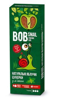Яблучні цукерки з м`ятою | Bob Snail, 30г 1075V5042 фото